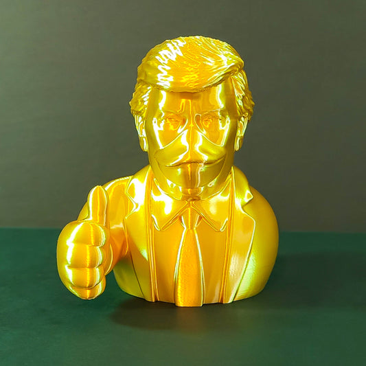 Trump Duck | Presidential Duck Thumbs Up | 2024 Memorabilia, Gag Gift Funny Statue, Playful Duck, Patriotic Jeep Duck, You've Been Ducked